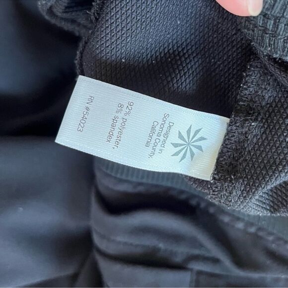 Athleta Midtown Wide Leg Trousers Pants Black 4 - Picture 8 of 9